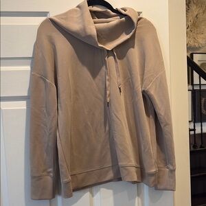 Cozy Tan Cable & Gauge Sweatshirt